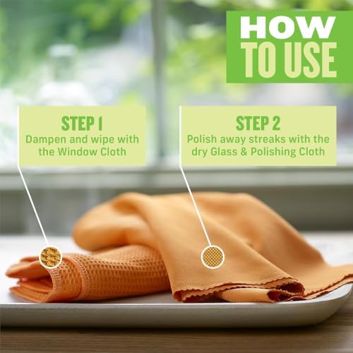 E-Cloth Window and Glass Cleaner Kit, Just Add Water - 3 Kits - Image 2
