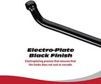 Presa Heavy Duty Black Steel Peg Board Shelving Hooks, 6-Inch, 50-Pack - Image 3