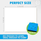 SCRIBBLEDO 12 Pack Small Dry Erase Boards 9x12 with 12 Erasers for Students - Image 5