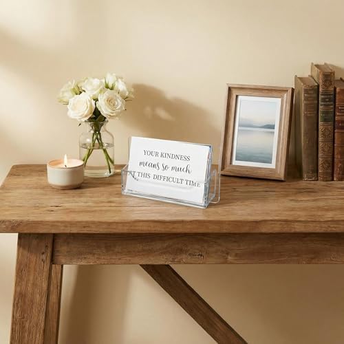 Wesiti 24 Pcs Individual Acrylic Business Card Holders, Wall & Desk Display - Image 6