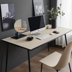 Leather Table Cover, Reversible Double-Sided, 1.8mm Thick, 24x60 Inch, Protector for Rectangular Tables, Waterproof & Oil Resistant for Dining Table, Office Desk, Dresser(Beige+Dark Brown) - Image 2