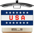 MPCO. Star Spangled Banner Gaming Desk Pad, 36" x 17" Duraglyde Desk Mat by TheMousepadCompany