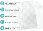 T&W SAME FILM 20 Pcs Dry Erase Board Sticker- Whiteboard Stickers-8.3''x11.7'' Removable Dry Erase Sheets- Fridge Dry Erase Paper for Wall/Desk/Refrigerator/Door/Locker/Home/Office/Classroom (Clear) - Image 3