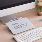 Small Desktop Glass Dry-Erase whiteboard - 8 X 6 Inches × 2 - Image 4