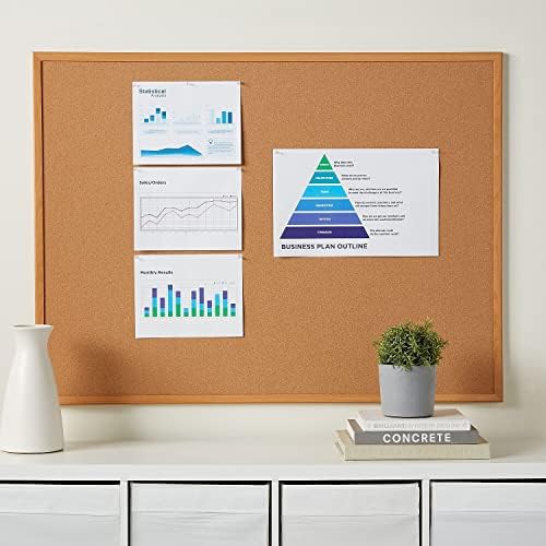 Staples Cork Bulletin Board, Oak Frame, 4x3 Ft, 2-Pack - Image 5