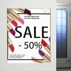 NIUBEE Acrylic Wall Sign Holder 8.5x11 Picture Frames Horizontal 12 Packs - Image 5
