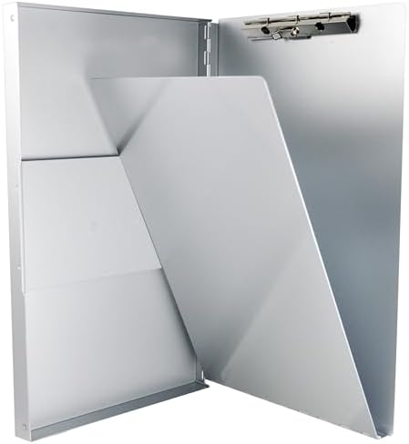 Saunders Snapak Legal Size Aluminum Storage Clipboard, 8.5x14 Form Holder by Saunders