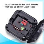 TZ TZe 18mm 0.7 inch Laminated Red Tape Compatible for Ptouch TZ441 TZ-441 TZe-441 TZe441 Label Tape for PTP700 PTD600 PTP750W PTH500LI Label Maker, 5 Pack Black on Red - Image 3