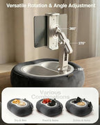 Miledi Tablet Pillow Stand for Bed with 360° Rotating Holder, Dark Gray - Image 5