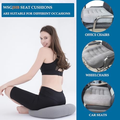 WSGJHB Large Seat Cushion, Extra Thick Booster Seat Cushions Long Sitting - Image 6