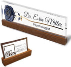 Personalized Social Worker Acrylic Desk Plaque, Social Worker Gift by Artblox