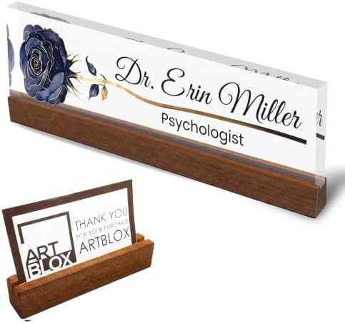 Personalized Social Worker Acrylic Desk Plaque, Social Worker Gift by Artblox