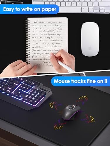 Wireless Charging Mouse Pad with Foldable Phone Holder, 15W Magnetic Fast Charging for iPhone Samsung, 31.5"x15.75" Large Desk Mat for Laptop/Keyboard, Waterproof Gaming Mousepad with Non-Slip Base - Image 6