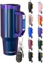 Frost Buddy Thicc Buddy 40oz Tumbler - Stainless Steel (Nebula Glitter1) by FrostBuddy