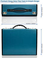 CNK Accordion File Organizer - 36 Pocket Teal Folder with Ergonomic Handle, Double Lock Buckles, Protects Documents, Durable Polypropylene, 8.5 x 11 in - Image 6