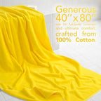 American Soft Linen 100% Cotton Luxury Turkish Towels, 40x80 XL Bath Sheet - Image 2
