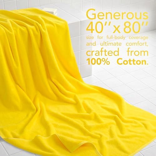 American Soft Linen 100% Cotton Luxury Turkish Towels, 40x80 XL Bath Sheet - Image 2