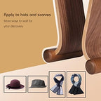 SAMDI Wood Headphone Stand, Headphone Holder Wood Headset Stand Compatible for Sony, Bose, Shure, Jabra, JBL, AKG Gaming Headphones Display et. (Walnut) - Image 2