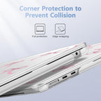 May Chen for MacBook Air 15 inch Case M5 M4 M3 M2 2026 2024-2023, Model A3448 A3241 A3114 A2941, Closes Seamlessly Hard Shell Laptop Cover with Keyboard Cover, Star Bow - Image 3