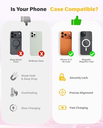 3 in 1 Fast Charging Station for iPhone, 25W Wireless Magnetic Phone Charger for iPhone 17 16e 16 15 14 13 12 Serise, Watch Charger Stand, Wireless Charging Station for AirPods 4 3 Pro, Pink - Image 4