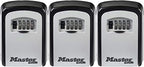 Master Lock Set Your Own Combination Wall Mount Lock Box, 5 Key Capacity, Black 5401EC (Pack of 3) by Unknown