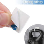Zip Tie Mounts - SeuYeugX 1000 PCS Cable Self Adhesive Mounts Set for Wire Management with Stick Pads Anchors Clips Squares Holders (White) - Image 3