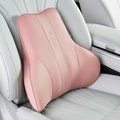Coverado Lumbar Support Pillow for Car, Ergonomic Memory Foam Back Pillow for Office Chair, New Back Cushion for Pain Relief, PU Leather Car Lumbar Support for Driving Seat by COVERADOAUTO