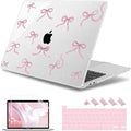 May Chen for MacBook Pro 16 inch A2141 2020 2019 Release, Screen Protector & Keyboard Cover Plastic Soft-Touch Case for MacBook Pro 16-inch with Touch Bar & Touch ID - Star Bows by MayChen