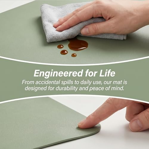 Waterproof and Non-Slip Plastic Desk Mat 15.5“x 40”,PVC Table Protector Mats, PU Leather Desk Matt for Protecting Computers, Writing, Coffee, and Dining Tables - Image 5