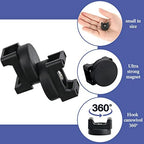 Yookeer 30 Pcs Magnetic Zip Tie Mount Cable Clips Black, 22 mm - Image 3