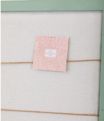 Fabric Linen Bulletin Board Large, 28 X 32 Green Wood Framed Pin Board - Image 5