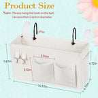 Bedside Caddy Bedside Storage Bag for Headboards/Bunk Bed - Image 4