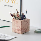 Real Luxurious Natural Marble Toothbrush Holder & Makeup Brush Organizer - Image 6