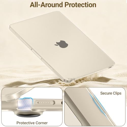 MOSISO Compatible with MacBook Air 13 inch Case M5 M4 M3 M2 2026-2022 - Image 3