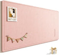 Large Bulletin Board, 60 X 35 Inches Felt Cork Board with 40 Pushpins, Foldable Felt Notice Pin Board Photo Display Board with Self-Adhesive Tape for Office Home School (Pink, 60x35 inch) by Subeauty