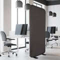 DECOLAB Room Divider Panel, Standing Privacy Partition Wall 29"x65", Iron by DECOLAB