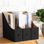 Thenshop 24 Pcs Magazine Files Cardboard Holders,Classic,Black - Image 6