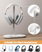 HiWe Headphone Stand, 2-in-1 MagSafe Wireless Charger for iPhone/iWatch - Image 2