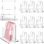 Gerrii 10 Pack Acrylic Business Card Holder Clear,Vertical by Gerrii