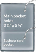 STORE SMART - Silver-Back Auto Insurance & ID Card Holders - 300 Pack - RFS20-S-300 by StoreSMART