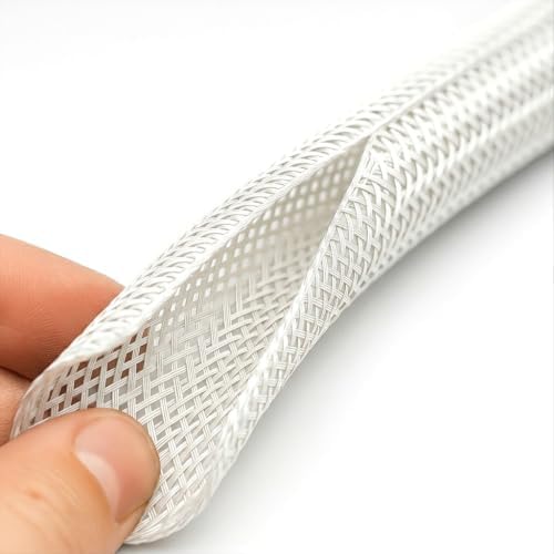 Electriduct 1" Hook Self Closing Wrap Around Sleeve - 100 Feet - White - Image 2