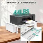 WALI Computer Monitor Stand with Storage and Pen Holder - Image 5