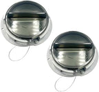 Truck and Trailer Twist Lock Document Holder with Wire Attached Cover, ABS Plastic Document Holder Kit (Opaque Gray) (2 PACK) by Cabtherlyn