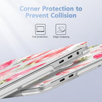 for MacBook Pro 16 inch Case 2019 2020 Release Model A2141, Plastic Hard Shell Cover with Keyboard Cover & Screen Protector for MacBook Pro 16 inch with Touch Bar, Strawberries - Image 3