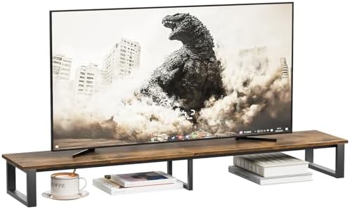 aboxoo 59" Large TV Riser Stand for 32-75 Inch TV, TV Shelf with Steel Legs by aboxoo