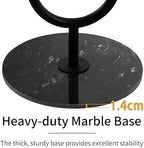 JIAYUEJU Coat Rack Freestanding with Table for Entryway (Black) - Image 5