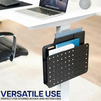 VIVO Black Clamp-on 14 x 11 in Desk Leg Laptop Mount Holder, Mount-LHS1 - Image 5