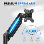 GRIFEMA Gas Spring Monitor Mount for 13-32″, Dual Monitor Arm, Easy Install - Image 5