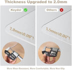 [Thickened to 2.0mm] 60"x75" Computer Chair Mat for Hardwood, PVC Office Mat for Hardwood Floor, Anti-Slip Rolling Chair Floor Protector,Vinyl Mats for Home, Under Desk Mats for Rolling Chairs - Image 2