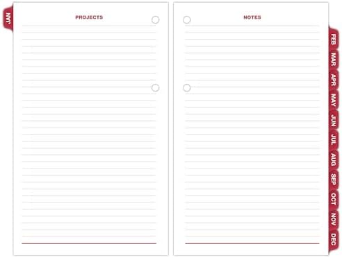AT-A-GLANCE 2027 Desk Calendar Refill, Daily Desk Pad Refill, 4.5" x 7.5", Loose-Leaf, Burkhart's Day Counter (E7125027) - Image 5